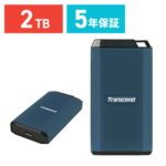 <span class="title">【1位交代】【最大2000円OFFクーポン配布中】Transcend ポータブルSSD 2TB 最大2000MB/s 小型 耐衝撃 IPX5防水 Type-C / USB A 外付け USB20Gbps iPhone15対応 ネイビー TS2TESD410C（楽天リアルタイムランキング）</span>