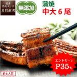 <span class="title">【衝撃！実質60%OFF】うなぎ蒲焼6尾が12</span>