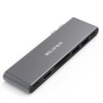<span class="title">【50%割引クーポン】MiliPow 7-in-2 USB Cハブ – MacBook Pro/Air対応 – 4K HDMI出力/100W Power Delivery対応/USB-Cデータ伝送/USB-Cポート/USB-Aポート/TF/SDカードスロット搭載 – スリム/軽量/マルチ機能 – MacBook Pro 2020/2019/2018、MacBook Air 2020/2019/2018に最適</span>