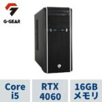 <span class="title">【1位交代】G-GEAR ( Corei5-13400F / 16GBメモリ / GeForce RTX4060 / 1TB SSD(M.2 NVMe) / Windows11 HOME) GA5J-C230BN/CP4 )（楽天リアルタイムランキング）</span>