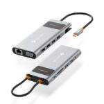 <span class="title">【50%割引クーポン】USB C ドッキングステーション 4K トリプルディスプレイ 12-in-1 NOVOO デュアル 4K@60Hz USB C HDMI ハブ【DP/2 HDMI/4 USB/PD 100W急速充電/SD/TF/イーサネット/3.5mm ヘッドフォンジャック 】USB-C ドック NEC/FCCL/Dynabook/MacBook ProM1M2/iPhone 15</span>