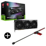 <span class="title">【1位交代】【 数量限定 純正ステー セット】 MSI GeForce RTX 4080 SUPER 16G GAMING X SLIM ブラック グラフィックボード + Graphics Card Bolster グラフィックボードガイド セット（楽天リアルタイムランキング）</span>