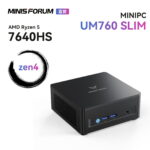 <span class="title">【1位交代】【20％OFF】MINISFORUM UM760Slim ミニpc AMD Ryzen 5 7640HS DDR5-4800MHz 16GB 1TB SSD HDMI2.1 |DP1.4|USB4 4K@60Hz トリプルディスプレイ出力 2.5Gbps LAN/Wi-Fi6E/BT5.3 ミニパソコン（楽天リアルタイムランキング）</span>