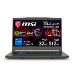 <span class="title">【1位交代】MSI｜エムエスアイ ゲーミングノートパソコン Thin 15 B13V(RTX 4060) コスモスグレイ Thin-15-B13VF-4060JP [15.6型 /Windows11 Home /intel Core i7 /メモリ：32GB /SSD：512GB /2024年10月モデル]（楽天リアルタイムランキング）</span>