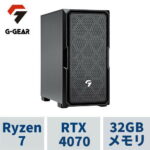 <span class="title">【1位交代】ゲーミングPC G-GEAR GE7A-F245B/CP1 Ryzen7 /RTX4070 /32GBメモリ /1TB SSD（楽天リアルタイムランキング）</span>