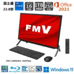 <span class="title">【1位交代】【展示品】富士通 FUJITSU デスクトップPC FMV ESPRIMO FH77/G3( テレビ機能 ) 23.8型/ Core i7-1165G7/ メモリ16GB/ HDD1TB +SSD256GB / TVチューナー / ブルーレイ/ Win 11/ Office付き/ ブラック（楽天リアルタイムランキング）</span>