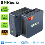 <span class="title">【1位交代】GMKtec ミニpc 【AMD Ryzen 7 7840HS 32GB(16GB*2) DDR5 1TB】 ゲーミング Windows11pro Mini PC PCIe 4.0 SSD 2×2.5G LAN 4KHD 3画面 ミニパソコン ゲーム機 minipc Nucbox K6 ニPC Ryzen みにpc デスクトップPC オフィス 業務用 ゲーミングPC k6（楽天リアルタイムランキング）</span>