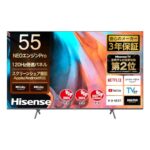 <span class="title">Amazonタイムセール！ハイセンス55E7Hが10%割引で超お買い得!!</span>